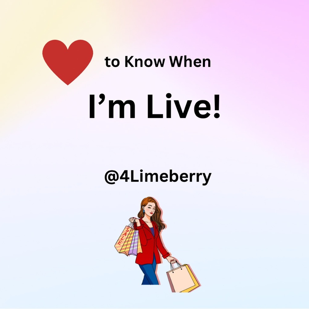 @4Limeberry (Renée) is live now!! Stop in and say hi!!